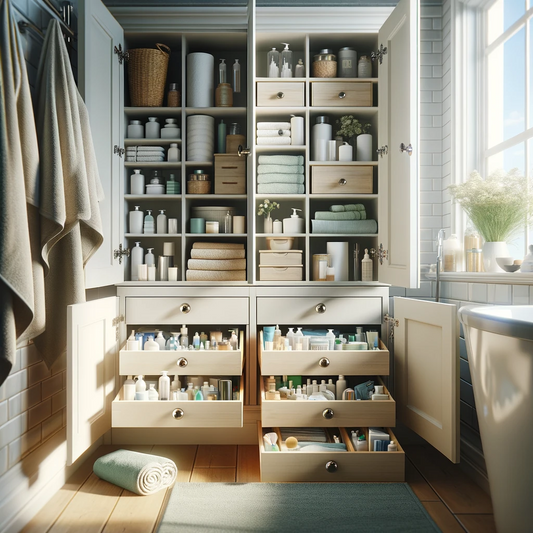 How to Declutter Bathroom Cupboards & Drawers for a Calm Start to Your Day