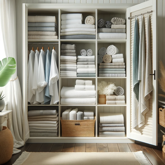 Experience the beauty of organization – a well-arranged linen closet